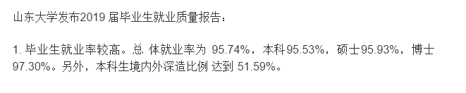 山东大学就业率及就业前景怎么样（含2020-2021学年本科教学质量报告）