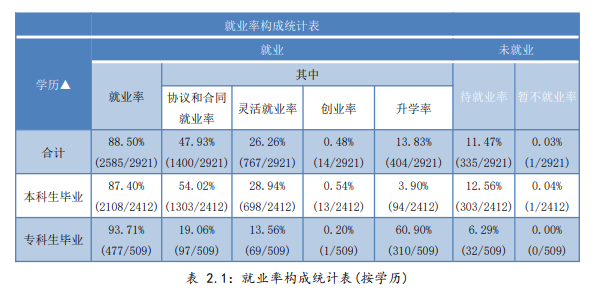 武汉晴川学院就业率及就业前景怎么样（含2021届就业质量报告）