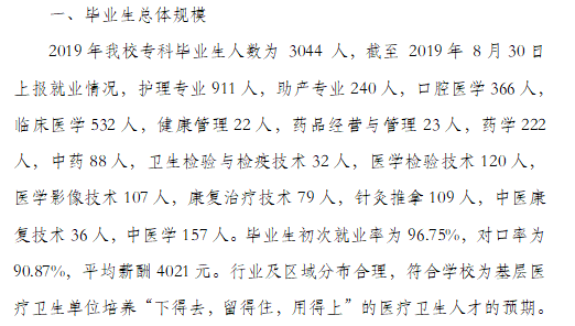 肇庆医学高等专科学校就业率及就业前景怎么样（含2021届就业质量报告）