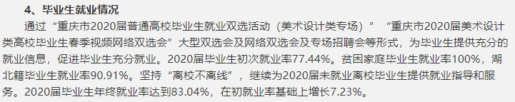 四川美术学院就业率及就业前景怎么样（含2021届就业质量报告）