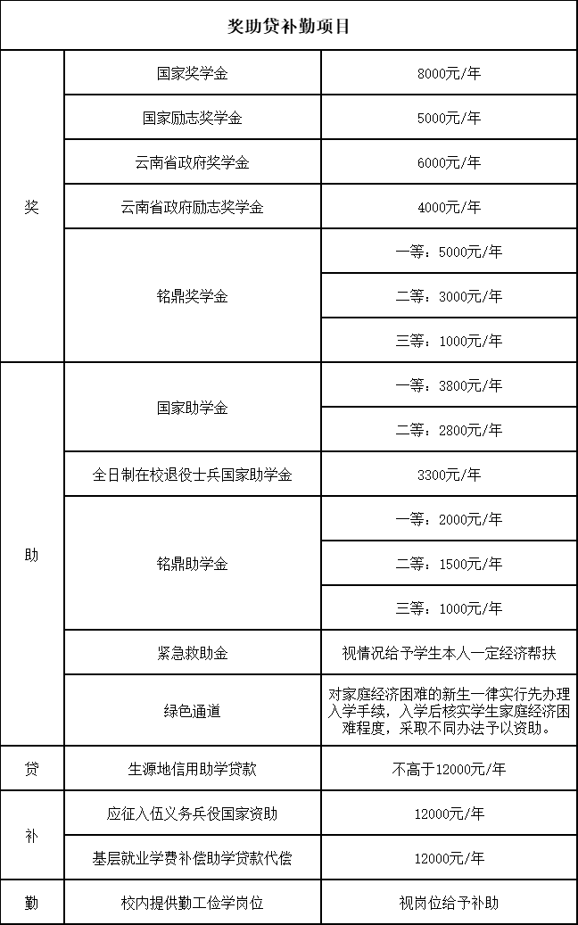 2022年云南工程职业学院单招章程