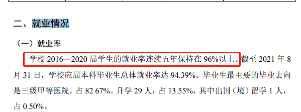 北京协和医学院就业率及就业前景怎么样（含2020-2021学年本科教学质量报告）