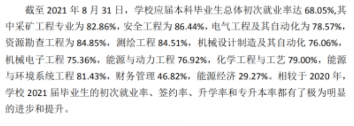 山西能源学院就业率及就业前景怎么样（含2020-2021学年本科教学质量报告）