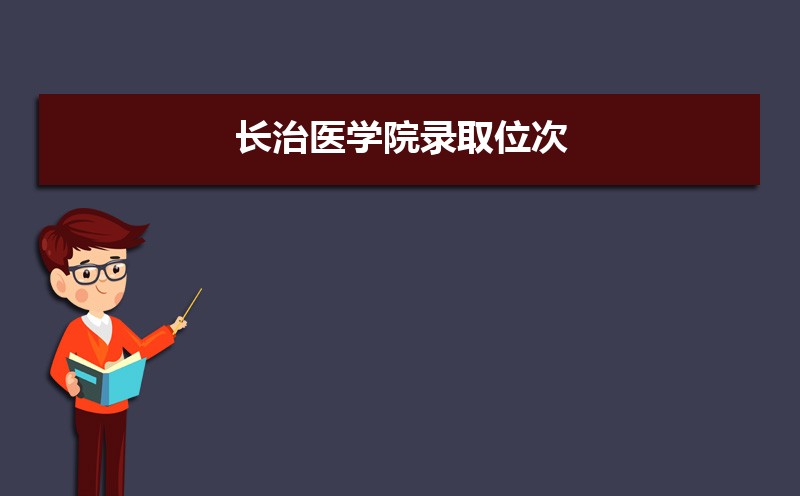 长治医学院录取位次,附2021-2019长治医学院最低录取位次和分数线