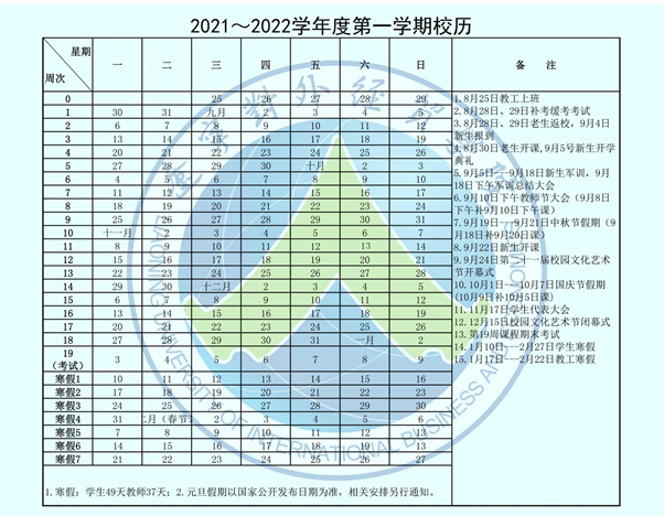 辽宁对外经贸学院寒假放假时间安排校历及什么时候开学时间规定 辽宁对外经贸学院寒假放假时间安排校历及什么时候开学时间规定