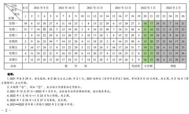 山东中医药大学寒假放假时间安排校历及什么时候开学时间规定