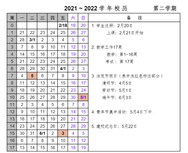 上海健康医学院寒假放假时间安排校历及什么时候开学时间规定